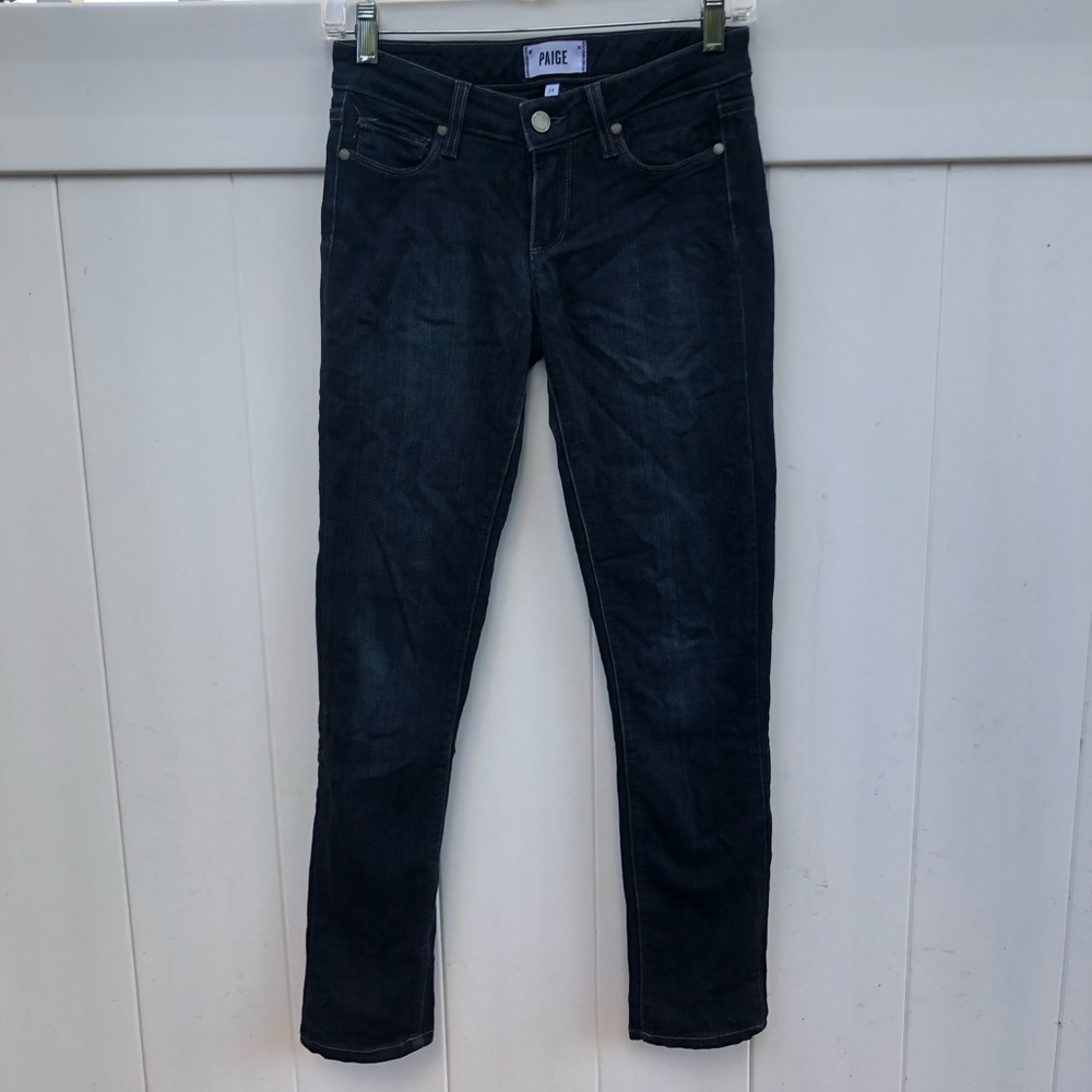 Paige Mid Rise Skinny Jeans